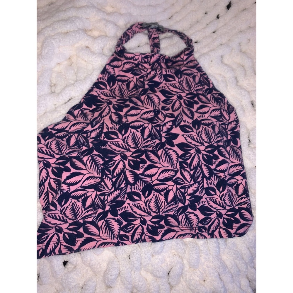 Cute floral crop top